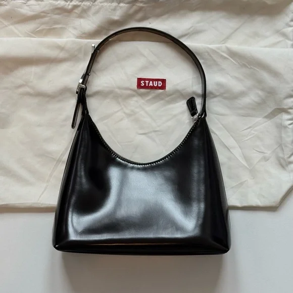 Staud Black Leather Women's Bag - Picture 2 of 15